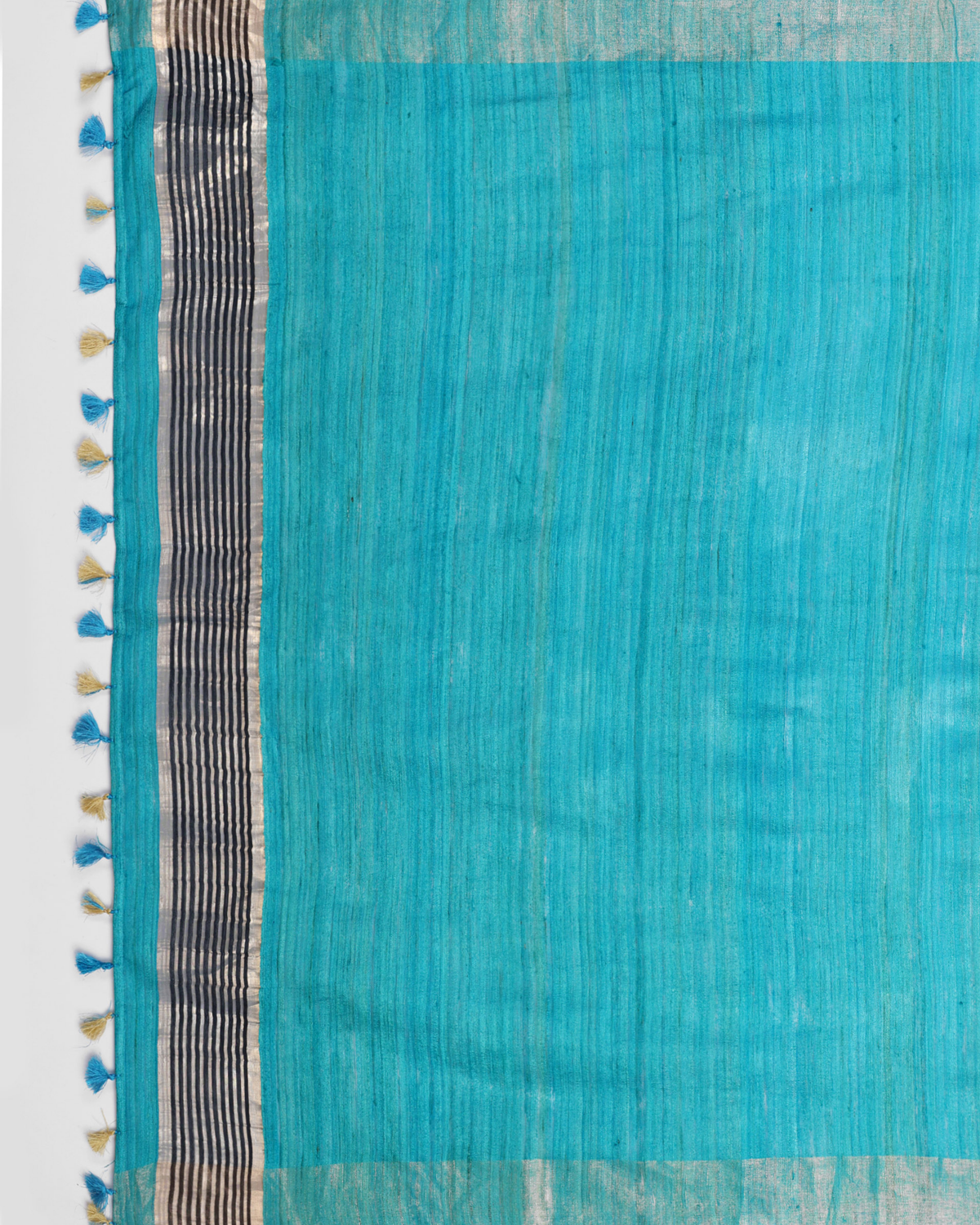 CHARCOAL BLUE SILK SAREE
