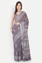 MUDRA KALA GREY COTTON SAREE