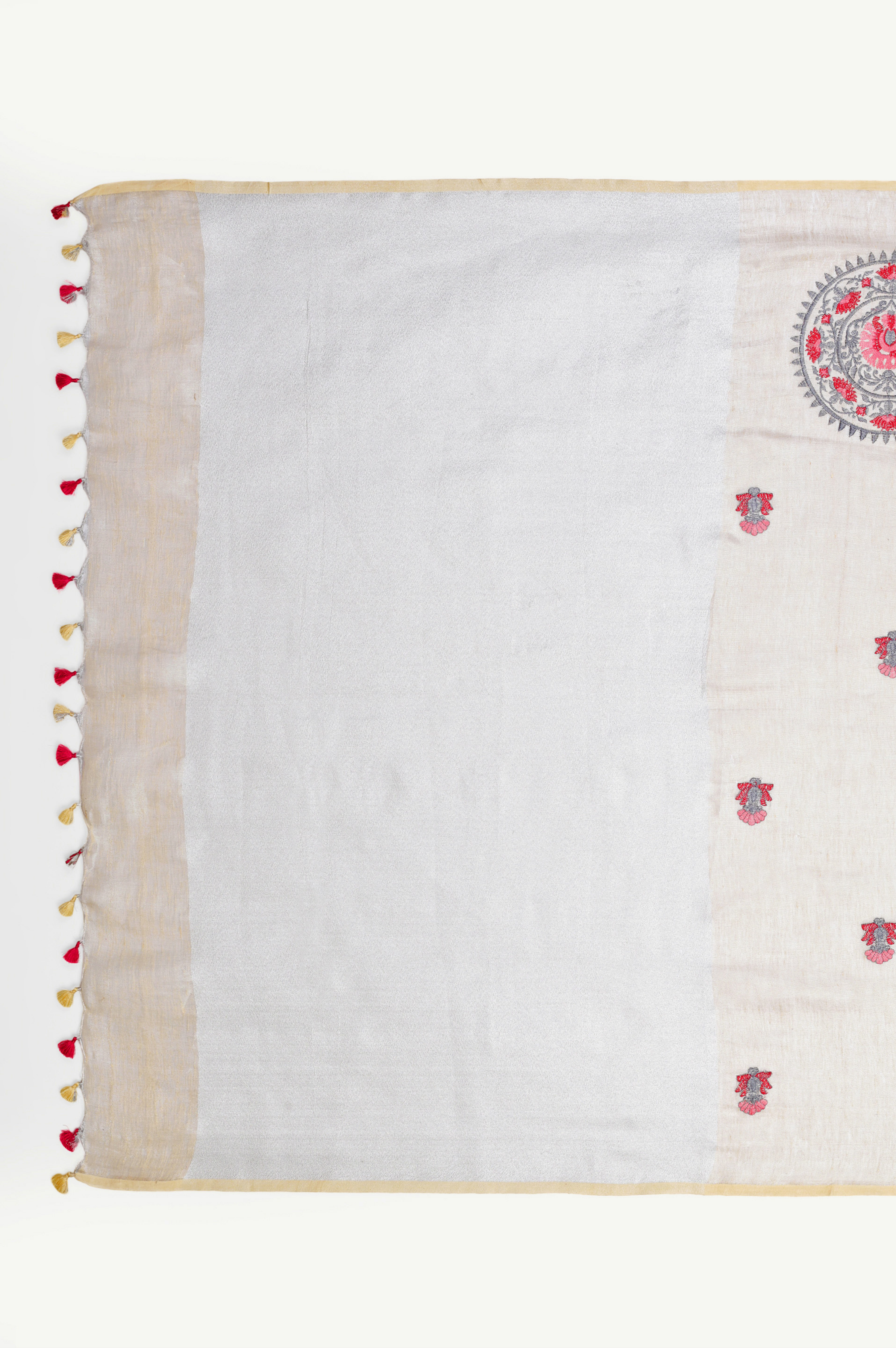GULNAAR ZARI LINEN SAREE