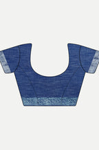 INDIGO BLUE BLOCK PRINT SAREE - Block Print